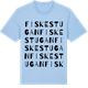 Blue Soul t-shirt med Fiskestugan ordlek t-shirt