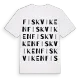 Fiskviken ordlek t-shirt