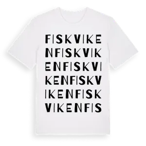 Fiskviken ordlek t-shirt – ekologisk bomull t-shirt från Pinshirt