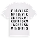 Fiskviken ordlek t-shirt