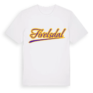 Fivelsdal baseball t-shirt – ekologisk bomull t-shirt från Pinshirt