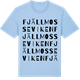 Blue Soul t-shirt med Fjällmosseviken ordlek t-shirt