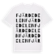 Fjärdedelen ordlek t-shirt