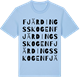 Blue Soul t-shirt med Fjärdingsskogen ordlek t-shirt