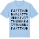 Blue Soul t-shirt med Fjättmunna ordlek t-shirt