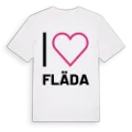 Jag älskar Fläda t-shirt stort tryck