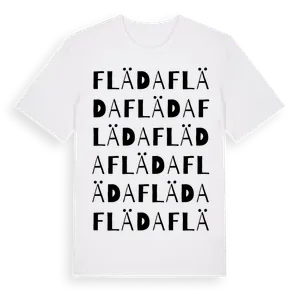 Fläda ordlek t-shirt – ekologisk bomull t-shirt från Pinshirt