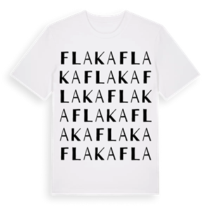 Flaka ordlek t-shirt – ekologisk bomull t-shirt från Pinshirt