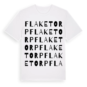 Flaketorp ordlek t-shirt – ekologisk bomull t-shirt från Pinshirt