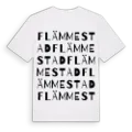 Flämmestad ordlek t-shirt