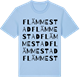 Blue Soul t-shirt med Flämmestad ordlek t-shirt