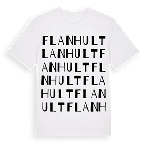 Flanhult ordlek t-shirt – ekologisk bomull t-shirt från Pinshirt