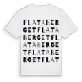 Flata berget ordlek t-shirt