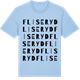 Blue Soul t-shirt med Fliseryd ordlek t-shirt
