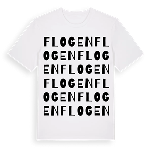 Flogen ordlek t-shirt – ekologisk bomull t-shirt från Pinshirt