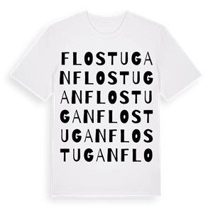 Flostugan ordlek t-shirt – ekologisk bomull t-shirt från Pinshirt