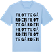 Blue Soul t-shirt med Flottegården ordlek t-shirt