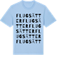 Blue Soul t-shirt med Flugsätter ordlek t-shirt