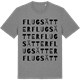 Mid Heather Gray t-shirt med Flugsätter ordlek t-shirt