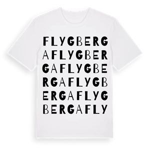 Flygberga ordlek t-shirt – ekologisk bomull t-shirt från Pinshirt