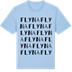 Blue Soul t-shirt med Flyna ordlek t-shirt