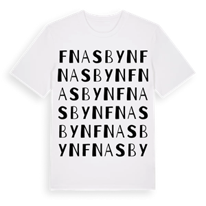 Fnasbyn ordlek t-shirt – ekologisk bomull t-shirt från Pinshirt