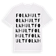 Folkhult ordlek t-shirt