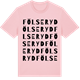 Pink Cotton t-shirt med Fölseryd ordlek t-shirt