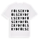 White t-shirt med Fölseryd ordlek t-shirt