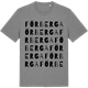 Mid Heather Gray t-shirt med Förberga ordlek t-shirt