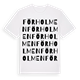 Förholmen ordlek t-shirt