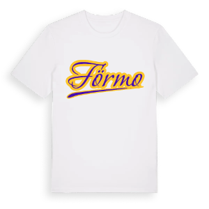 Förmo baseball t-shirt – ekologisk bomull t-shirt från Pinshirt