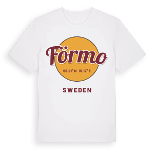 Förmo cirkel t-shirt – ekologisk bomull t-shirt från Pinshirt