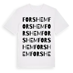 Forshem ordlek t-shirt – ekologisk bomull t-shirt från Pinshirt