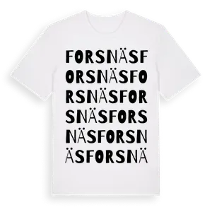 Forsnäs ordlek t-shirt – ekologisk bomull t-shirt från Pinshirt