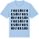Blue Soul t-shirt med Forsön ordlek t-shirt