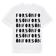 Forsön ordlek t-shirt