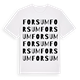 Forsum ordlek t-shirt