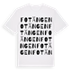 Fotängen ordlek t-shirt