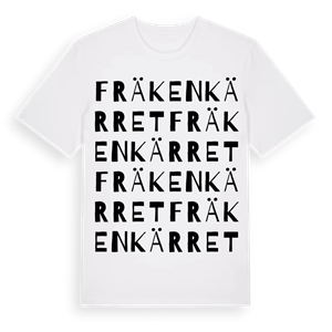 Fräkenkärret ordlek t-shirt – ekologisk bomull t-shirt från Pinshirt