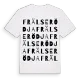 Frälserödja ordlek t-shirt