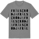 Mid Heather Gray t-shirt med Frälserödja ordlek t-shirt