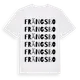 White t-shirt med Frängsbo ordlek t-shirt