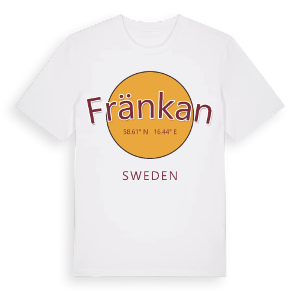 Fränkan cirkel t-shirt – ekologisk bomull t-shirt från Pinshirt