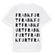 Frankfurt ordlek t-shirt