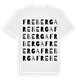 White t-shirt med Freberga ordlek t-shirt