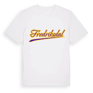 Fredriksdal baseball t-shirt – ekologisk bomull t-shirt från Pinshirt