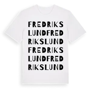 Fredrikslund ordlek t-shirt – ekologisk bomull t-shirt från Pinshirt
