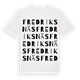 Fredriksnäs ordlek t-shirt