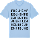 Blue Soul t-shirt med Frejhem ordlek t-shirt